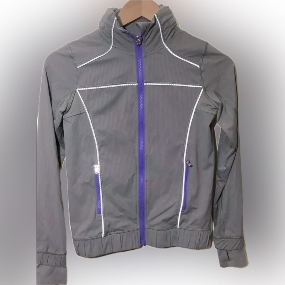 Ivivva Grey & Purple Active Jacket
